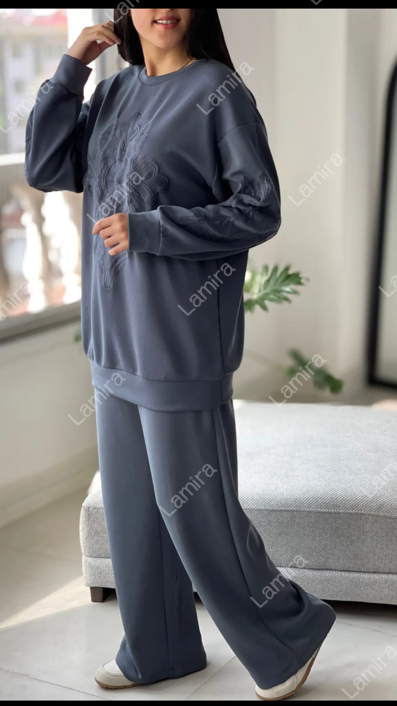 ست اویشو تمام گلدوزی برند ترک